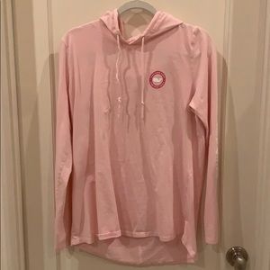 Vineyard Vines Pink Long-sleeve Shirt with Hood
